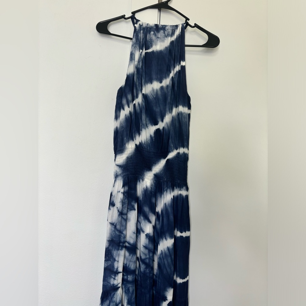 Boutique style printed maxi dress sz M/L - Picture 3 of 7